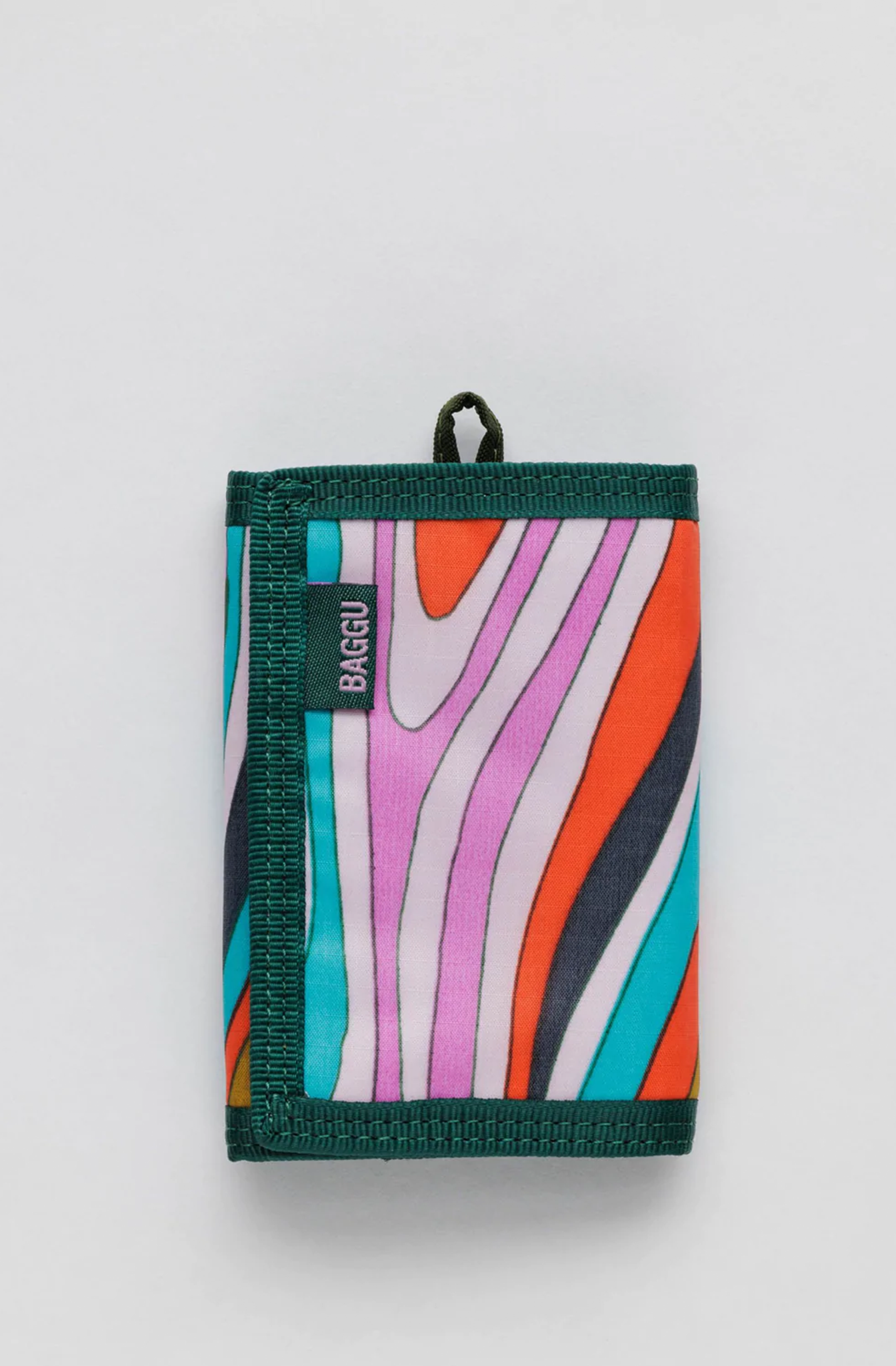 BAGGU - Nylon Wallet - Candy Woodgrain