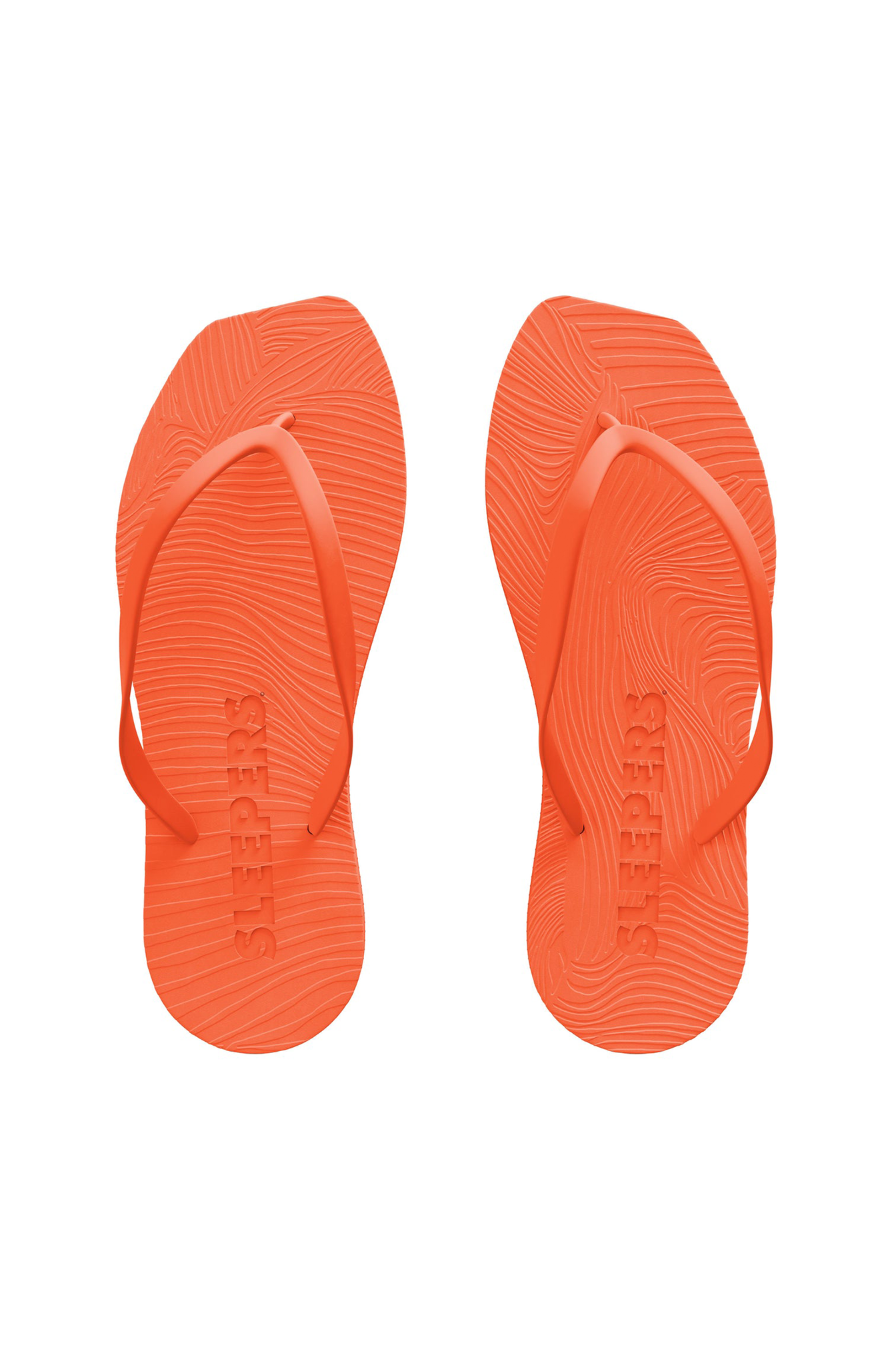 Sleepers - Tapered Orange Flipflops