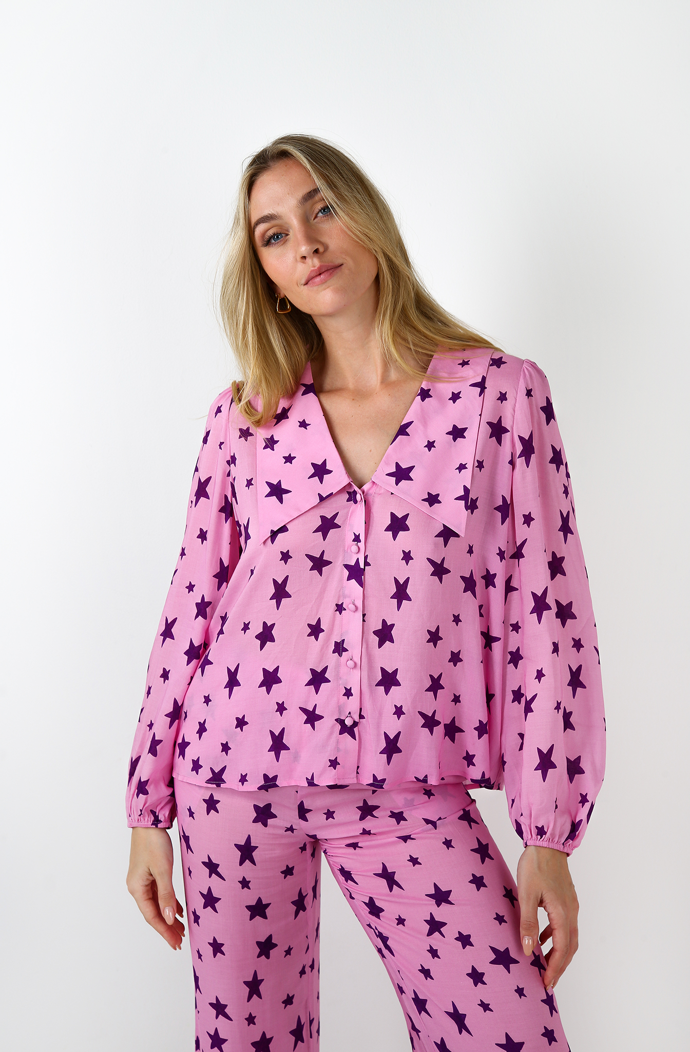it's 9pm - Frenchie - Wobbly Star Pink