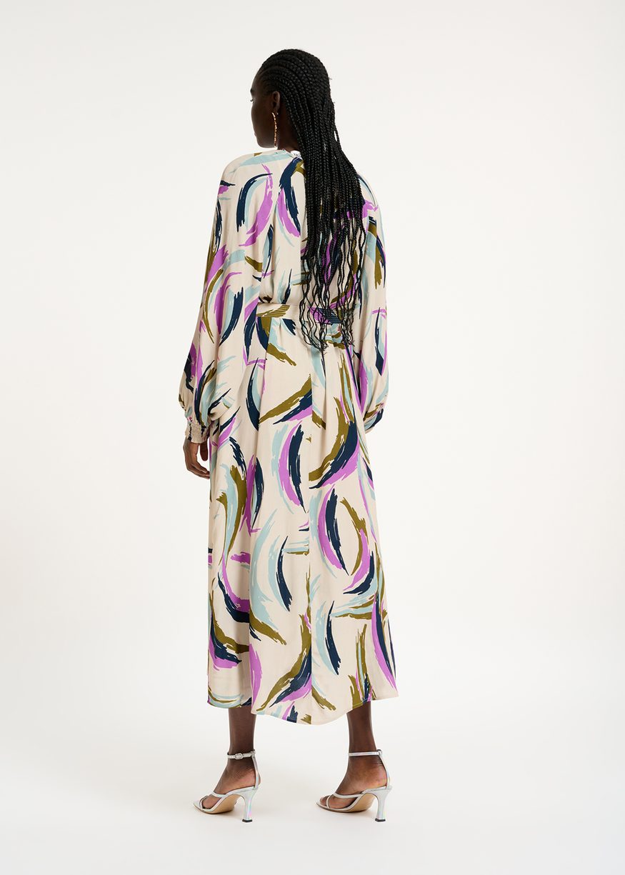 Essentiel Antwerp - Dusun belted maxi dress