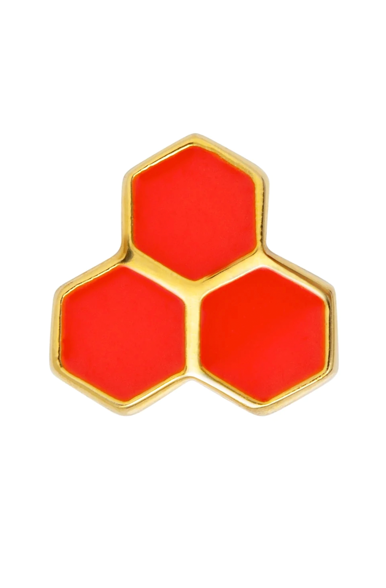 LULU Copenhagen - Honey Large Ear Stud - 1pc