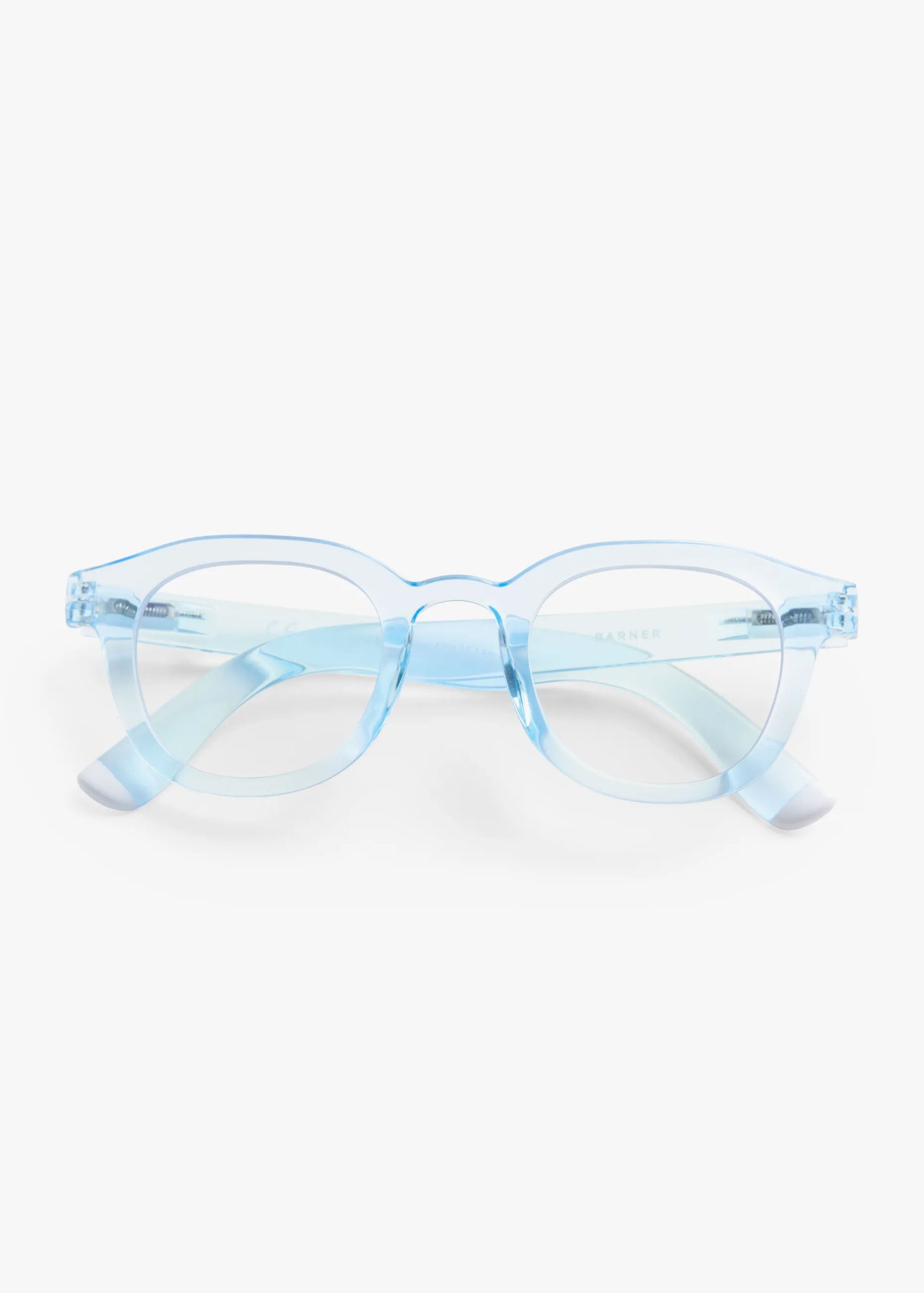 Barner Andy Glossy Blue Light Glasses - Baby Blue