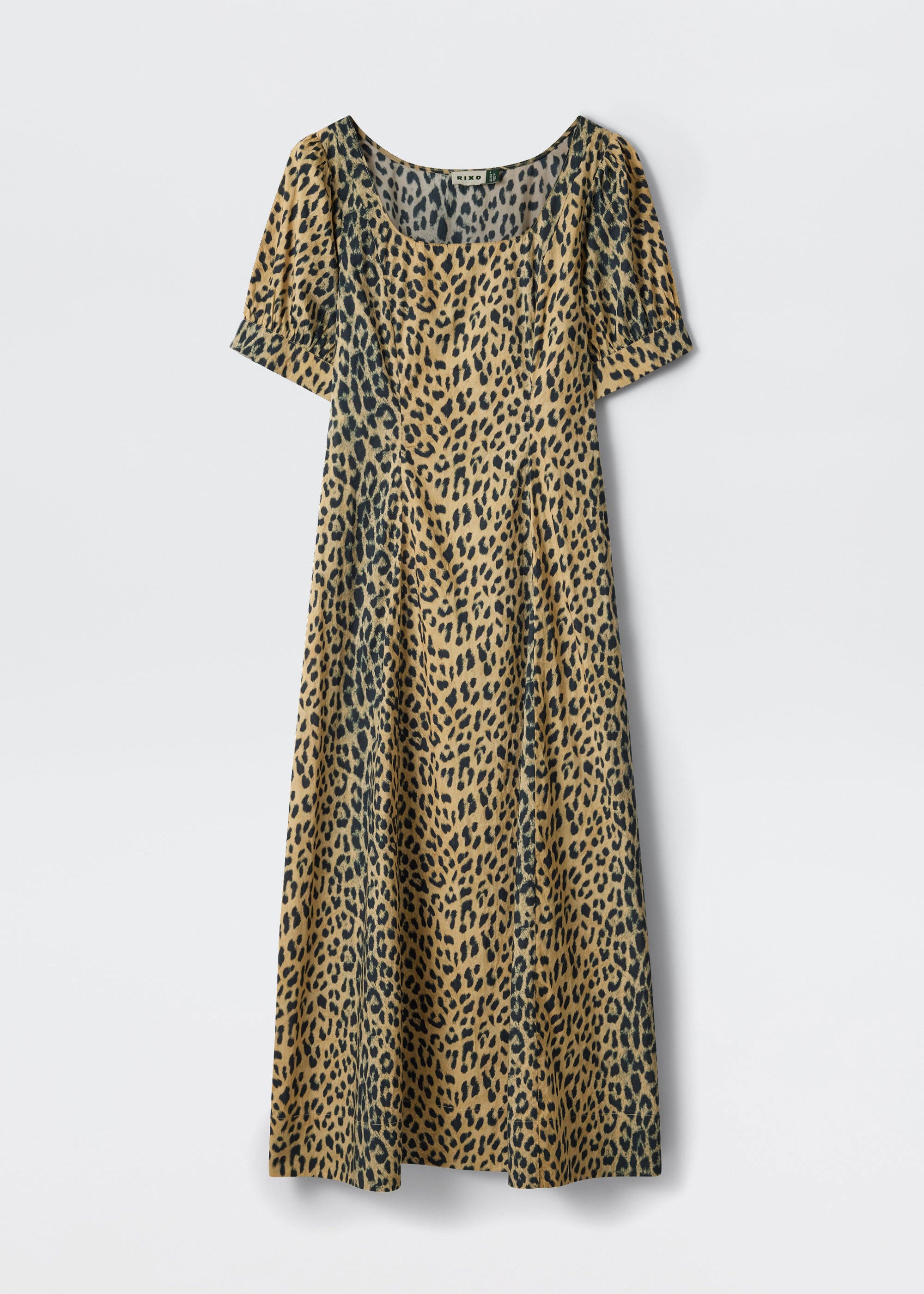 Rixo Kathleen Dress - Nina Leopard Brown