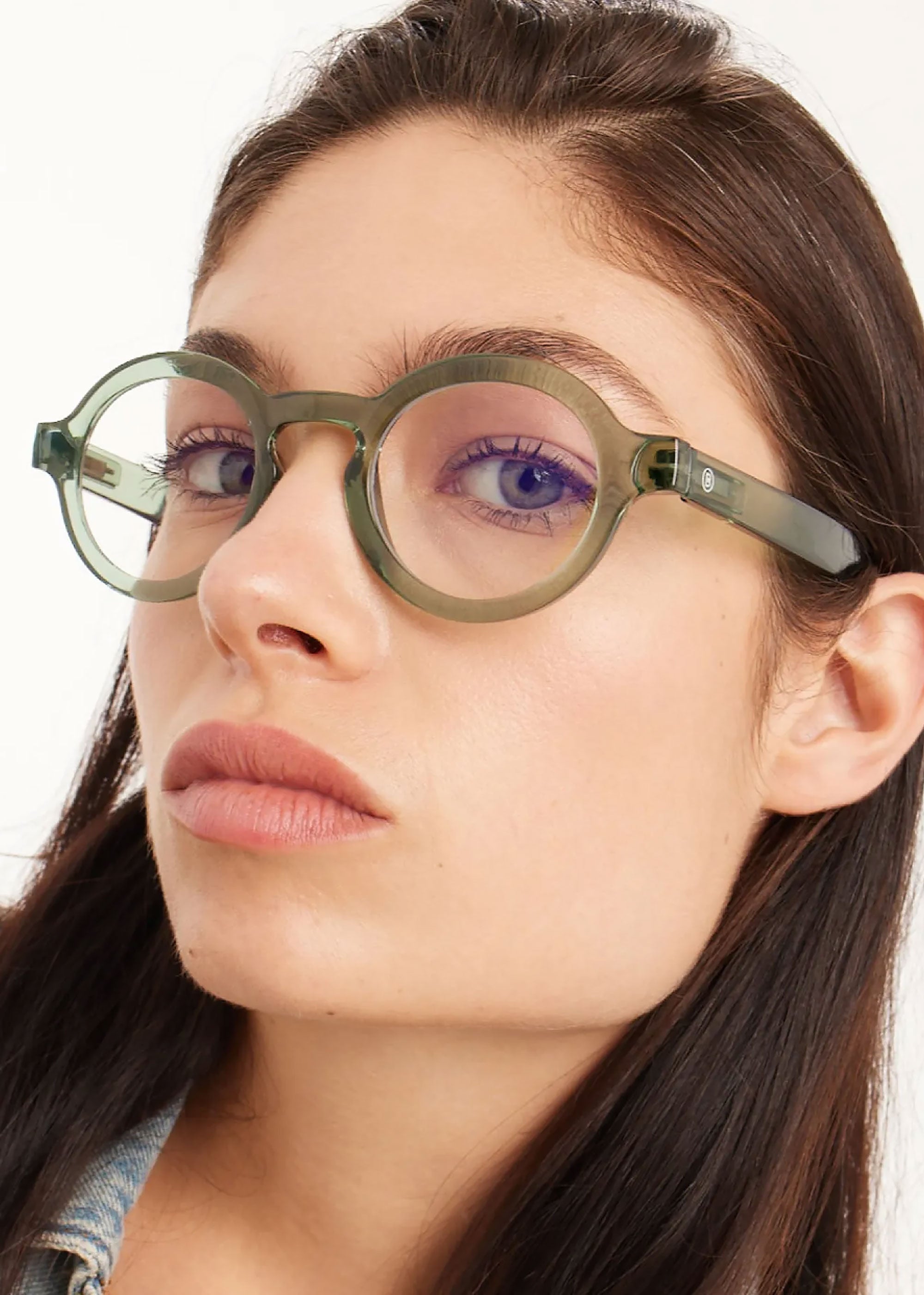 Barner Charles Glossy Blue Light Glasses - Jade