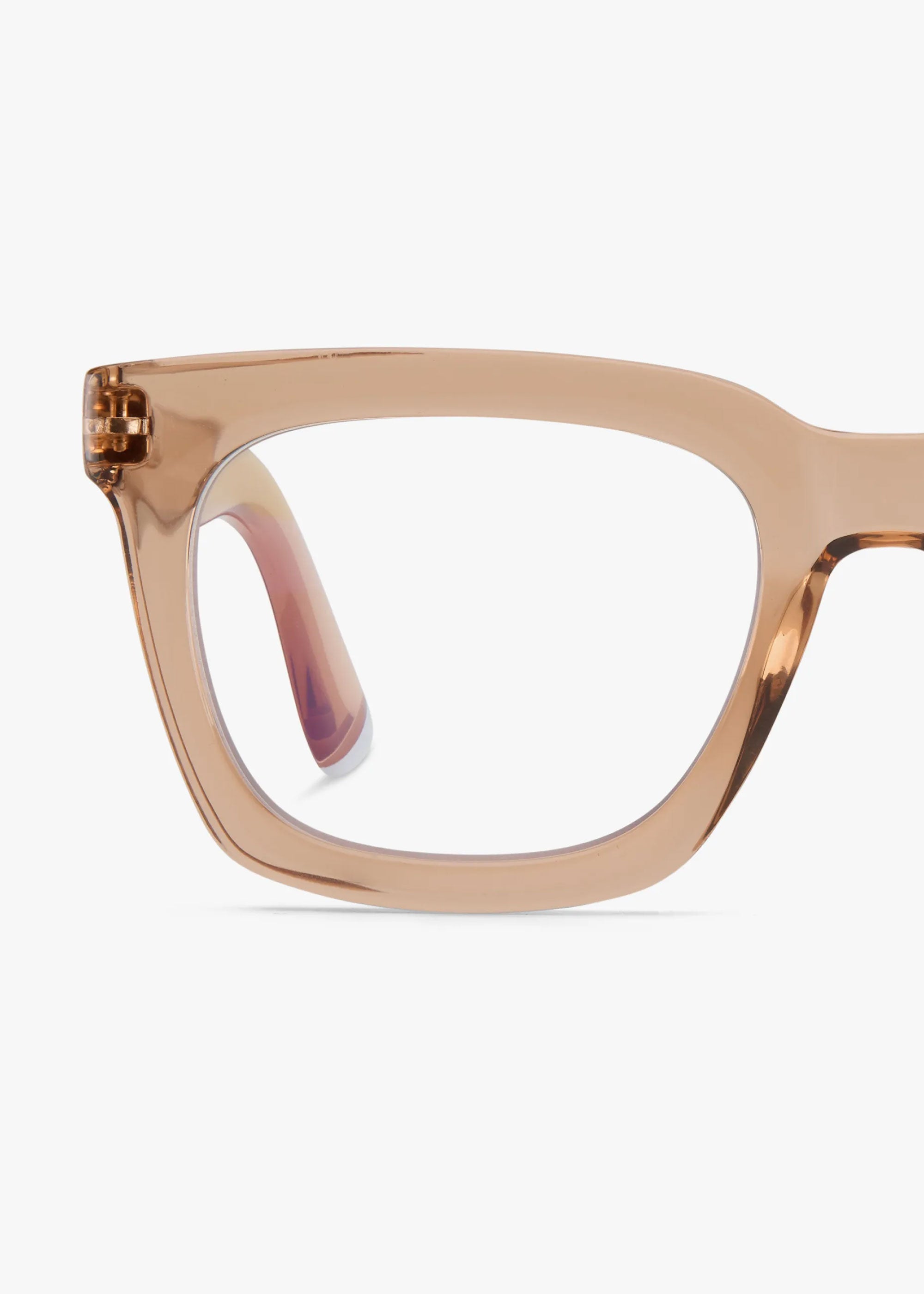 Barner Max Glossy Blue Light Glasses - Rose