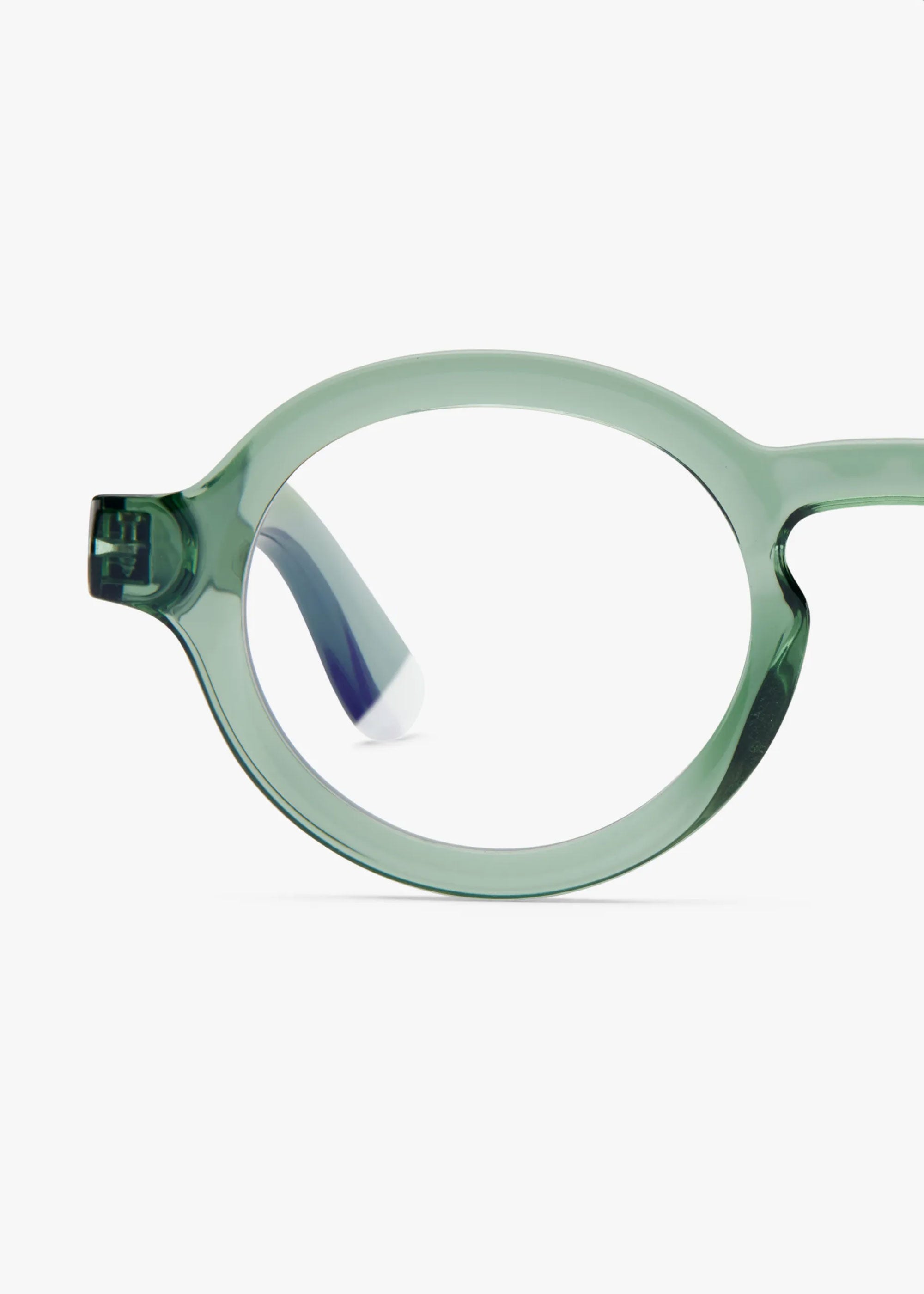 Barner Charles Glossy Blue Light Glasses - Jade