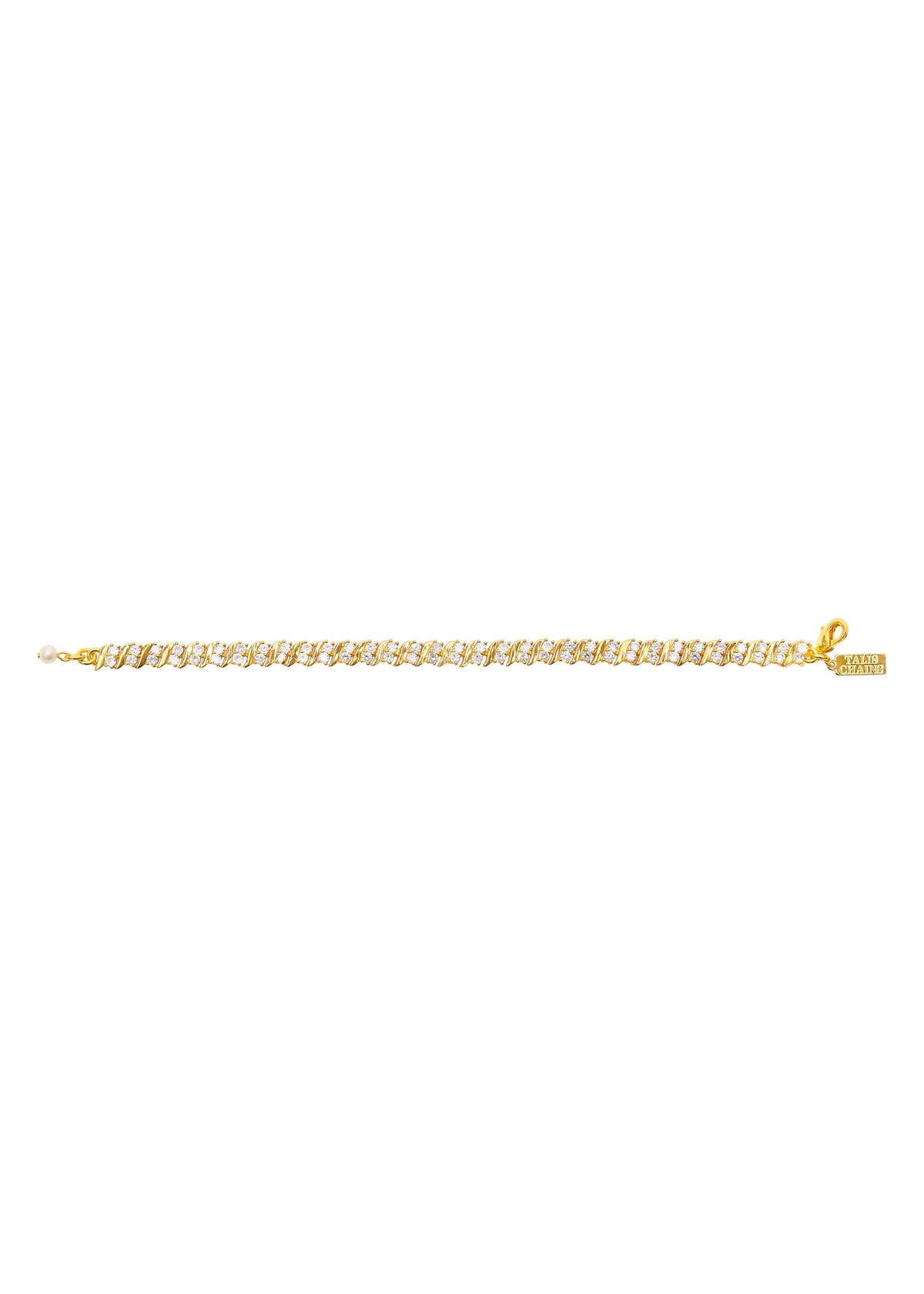 Talis Chains Ridged Tennis Bracelet - CZ