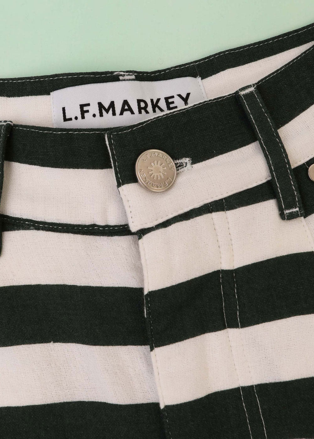 L.F.Markey Mason Trousers - Patchwork Stripe