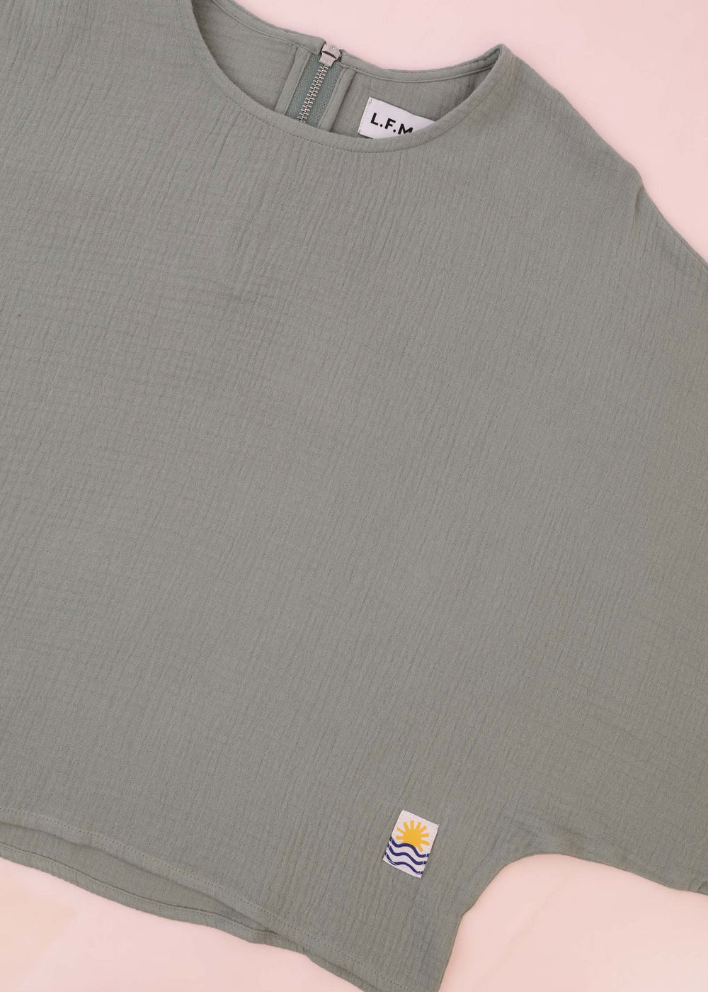 L.F.Markey Casper Top - Duck Egg