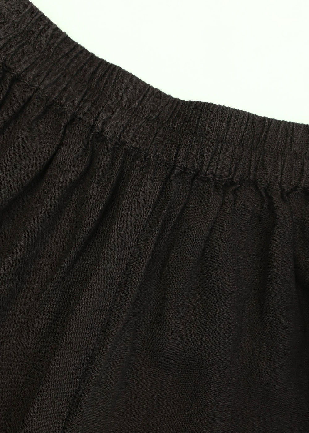L.F.Markey Basic Linen Trousers - Black