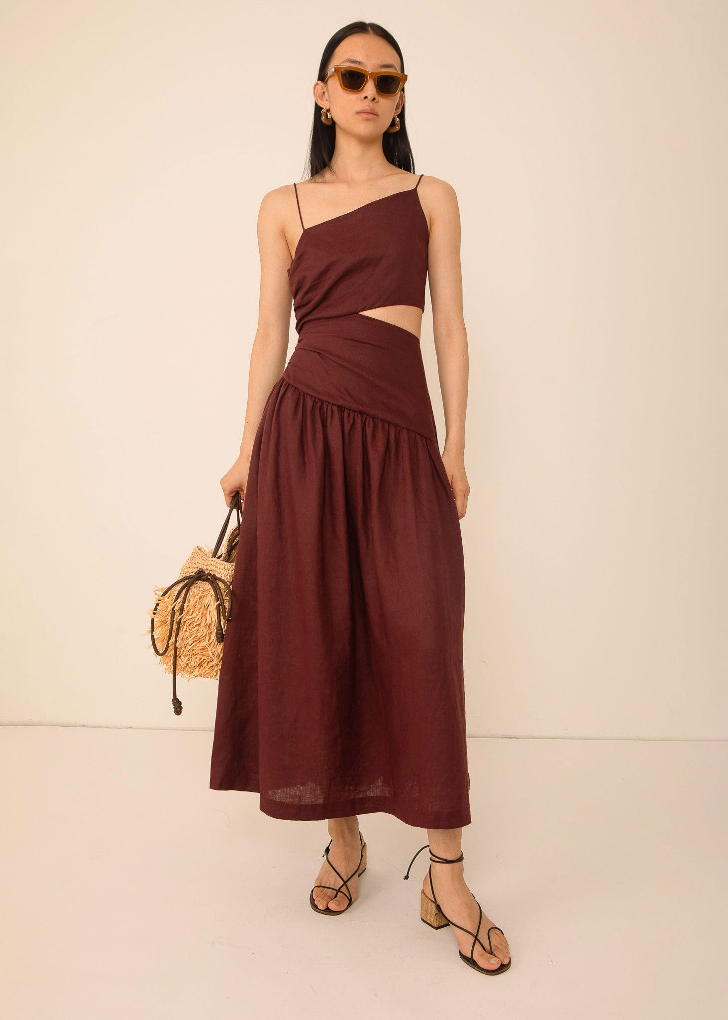 VI.VE.RE Lore Linen Dress