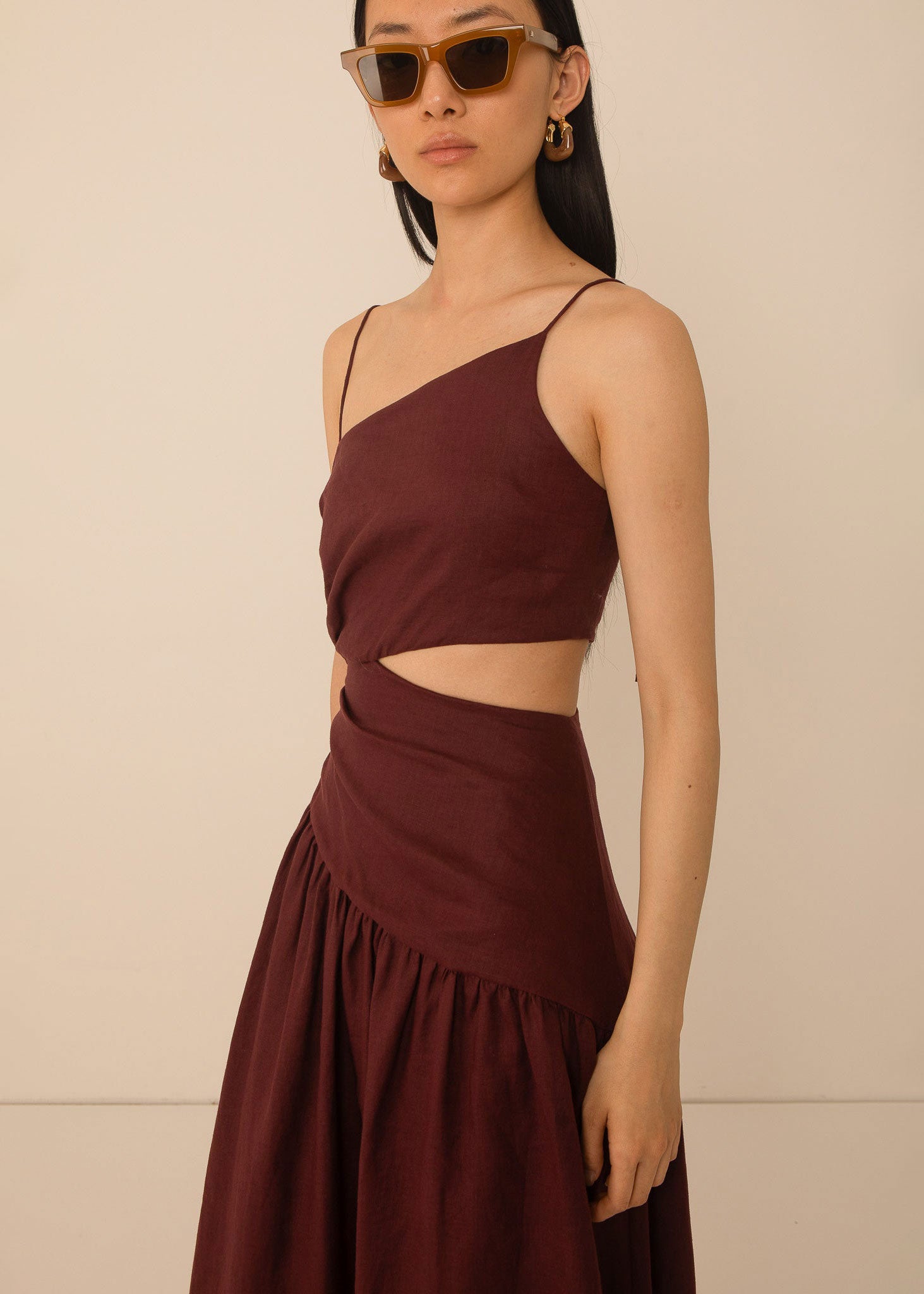 VI.VE.RE Lore Linen Dress