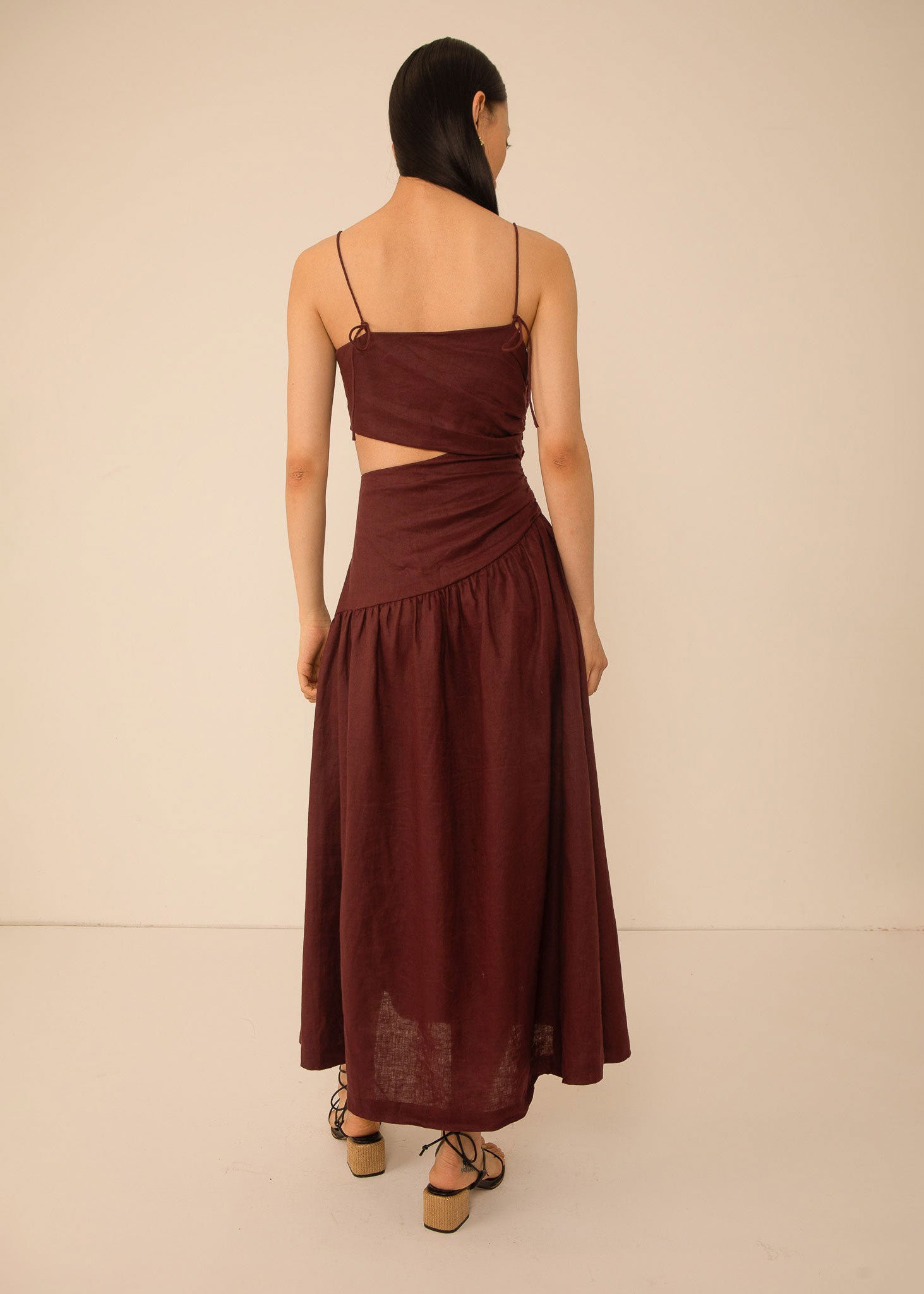 VI.VE.RE Lore Linen Dress