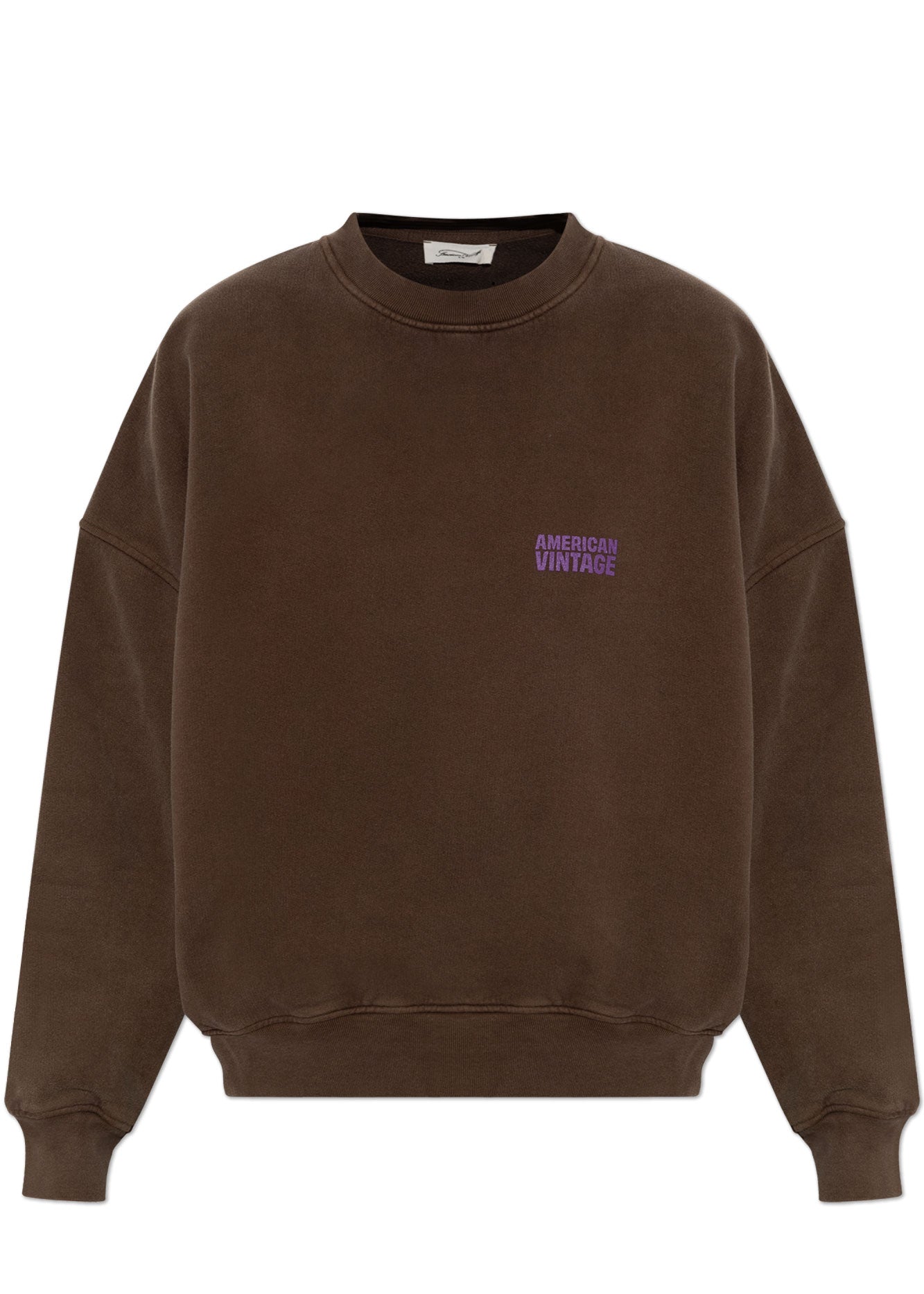 American Vintage Plizzy Sweatshirt - Vintage Chestnut