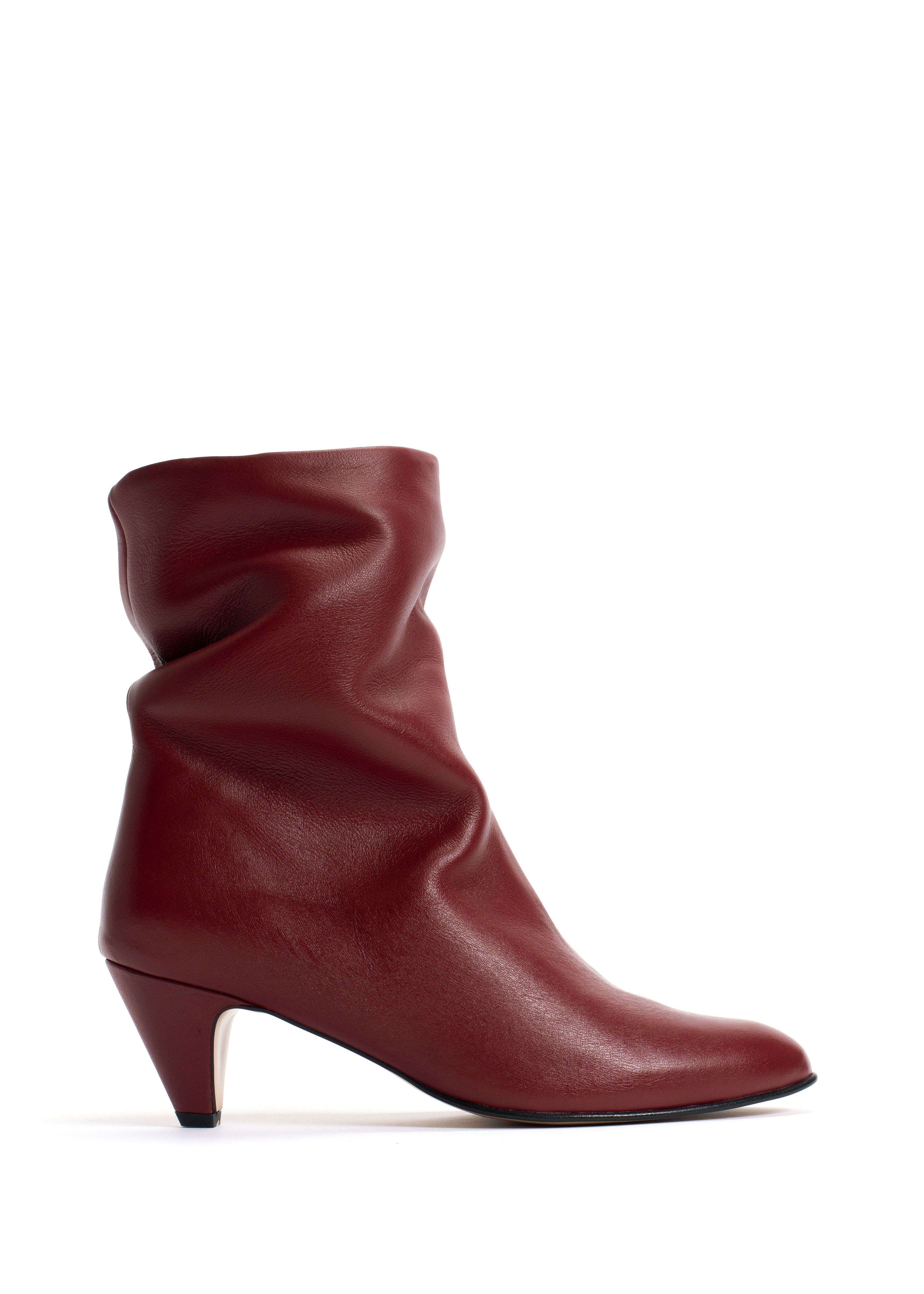 Anonymous Copenhagen Vully 50 Stiletto Boots - Pomegranate