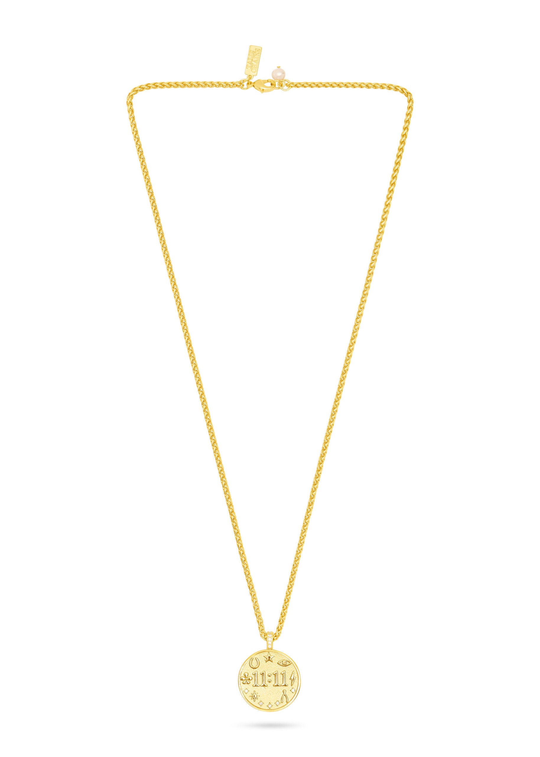 Talis Chains Lucky Amulet Pendant Necklace - 11:11