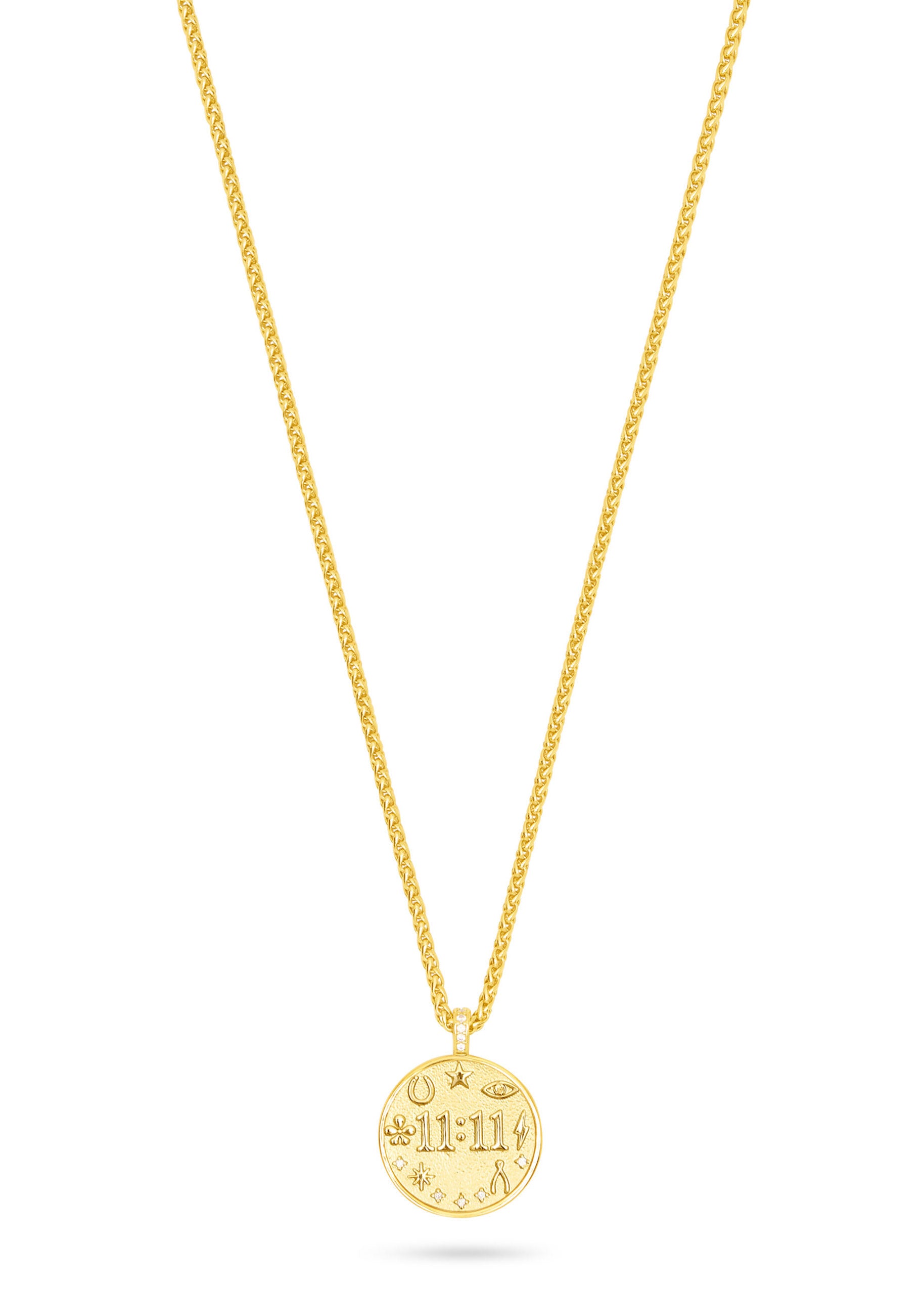 Talis Chains Lucky Amulet Pendant Necklace - 11:11