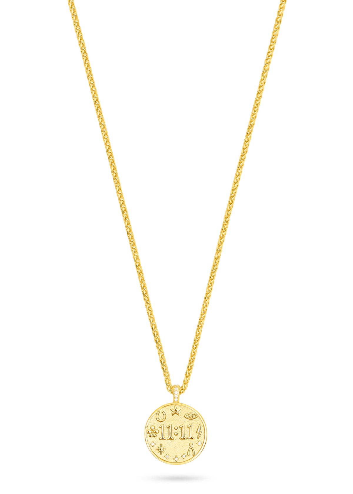 Talis Chains Lucky Amulet Pendant Necklace - 11:11