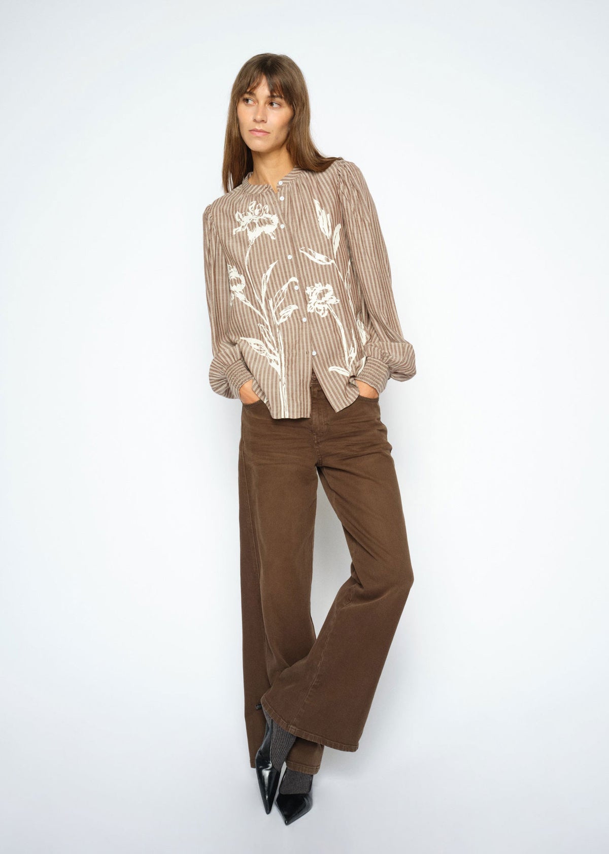 MOS MOSH MMDara Shadow Trousers - Delicioso