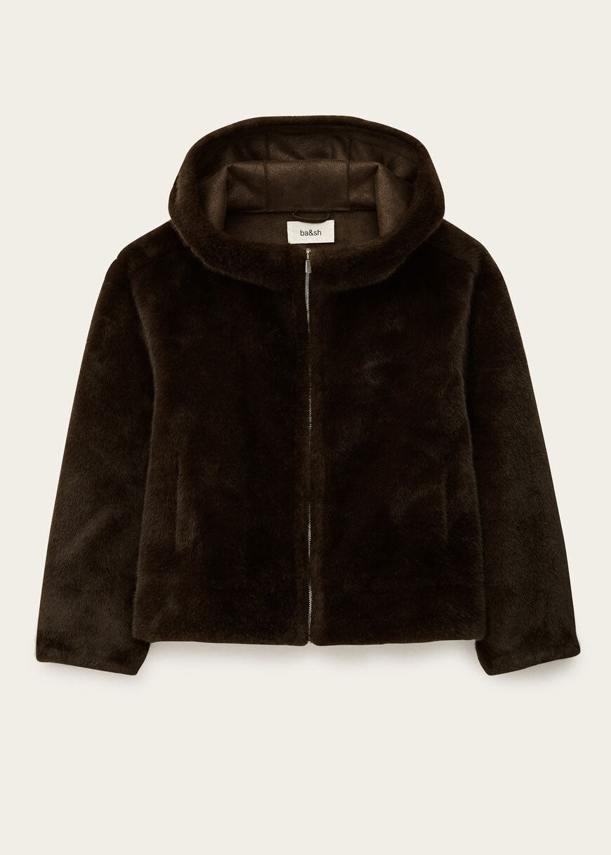 BA&SH Pandy Faux Fur Coat