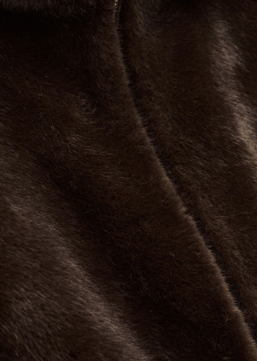 BA&SH Pandy Faux Fur Coat