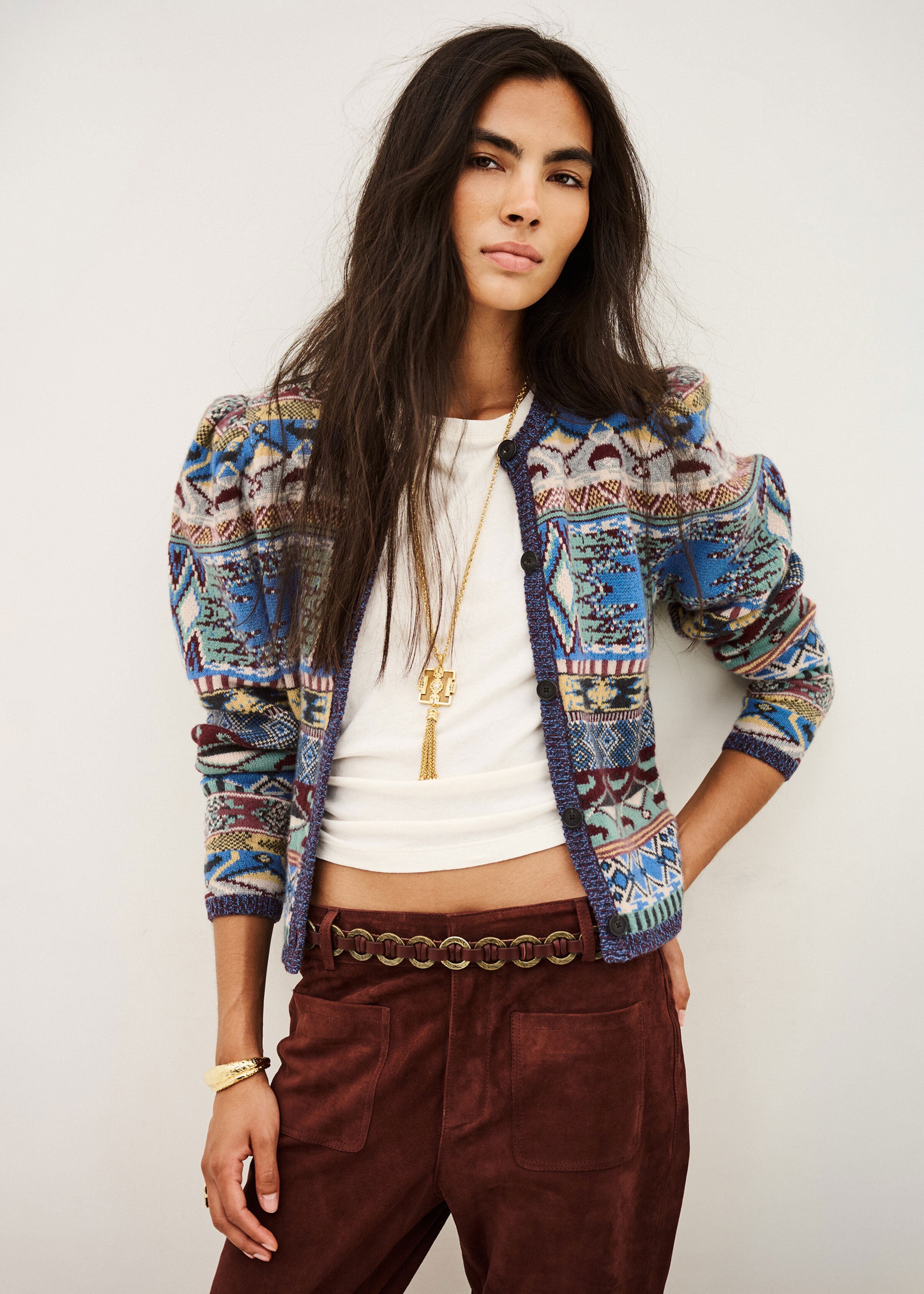 BA&SH Maja Knit Cardigan