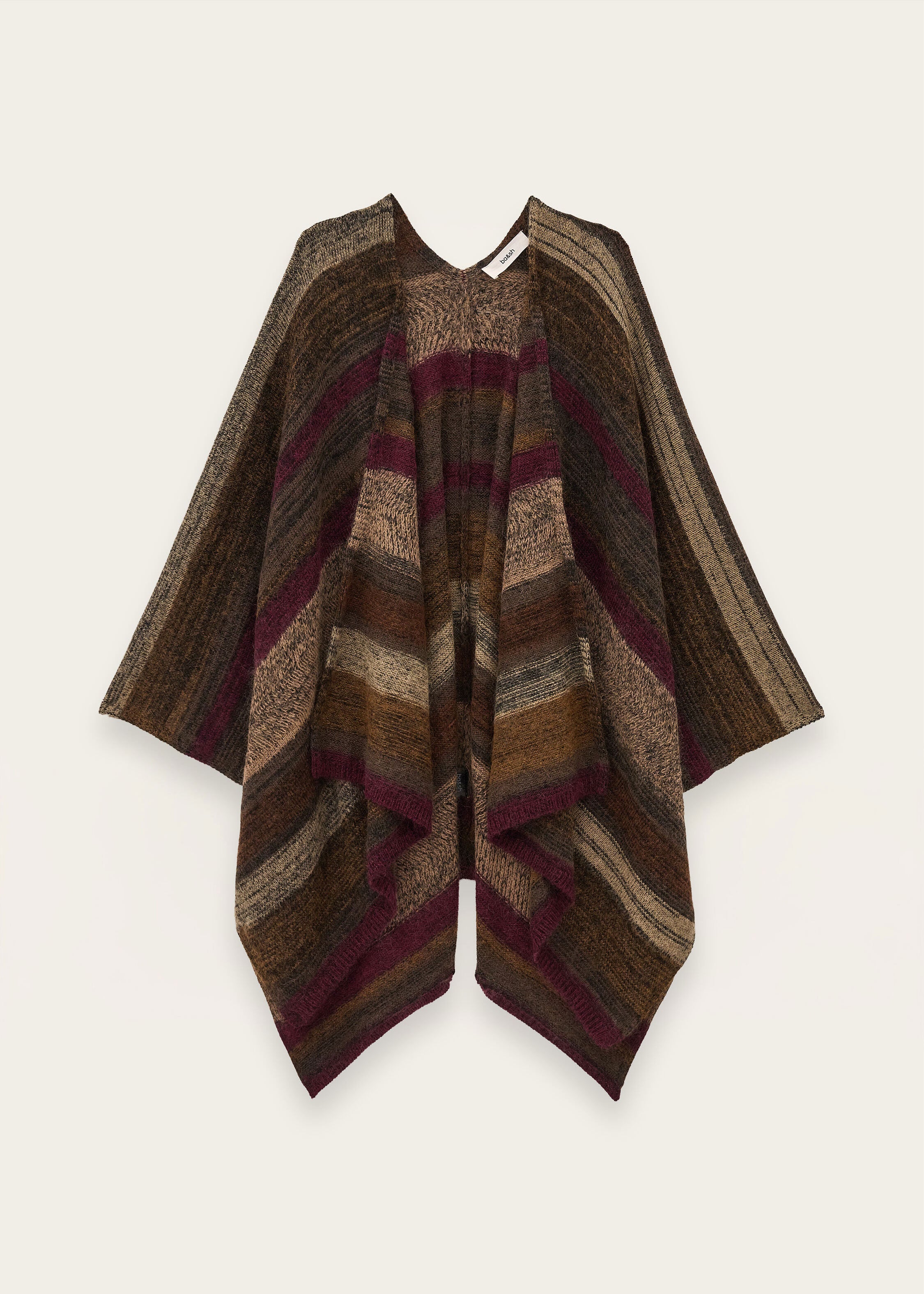 BA&SH Perros Cropped Coat - Cacao