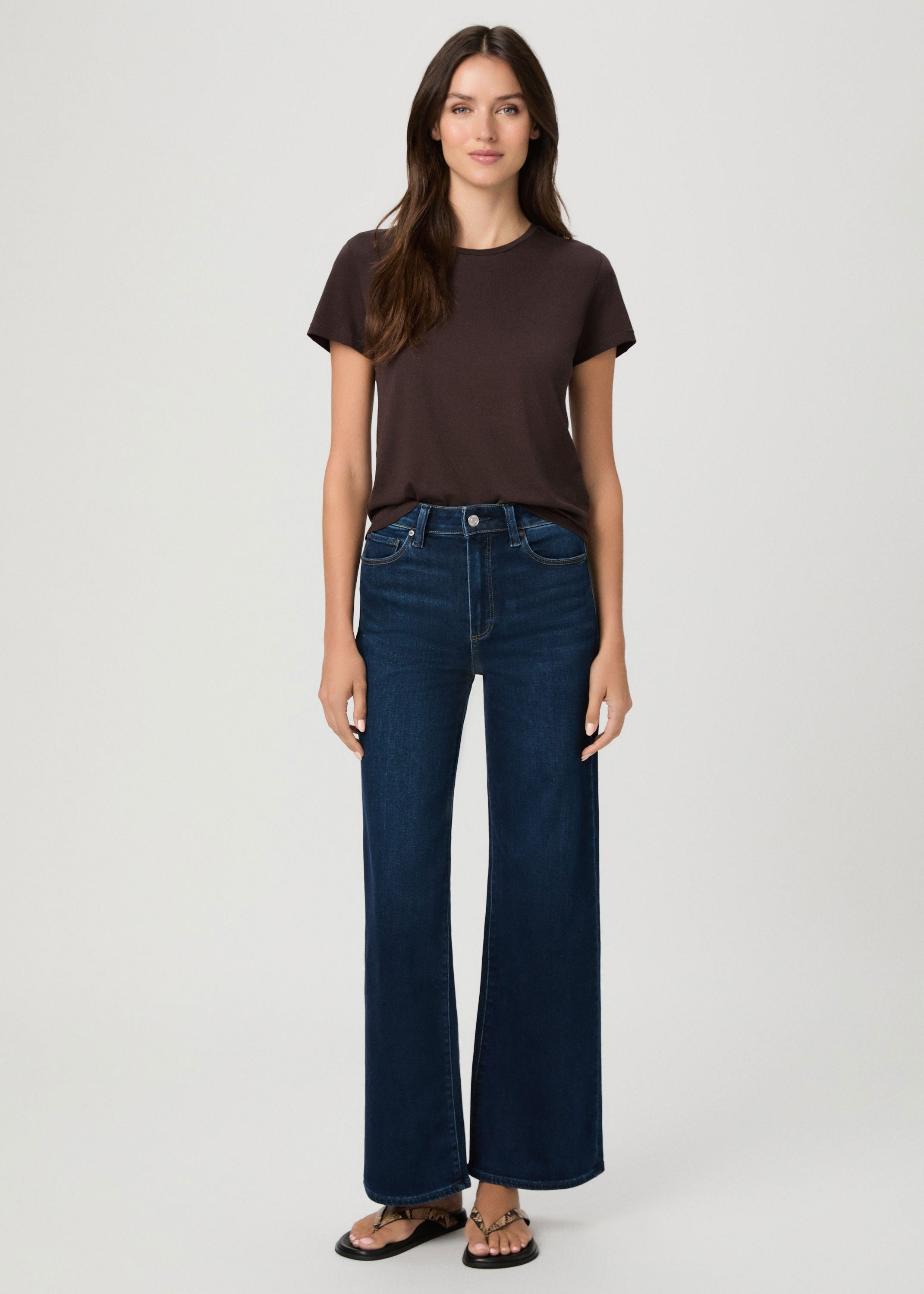 Paige Anessa 31" Wide Leg Jean - Amagansett