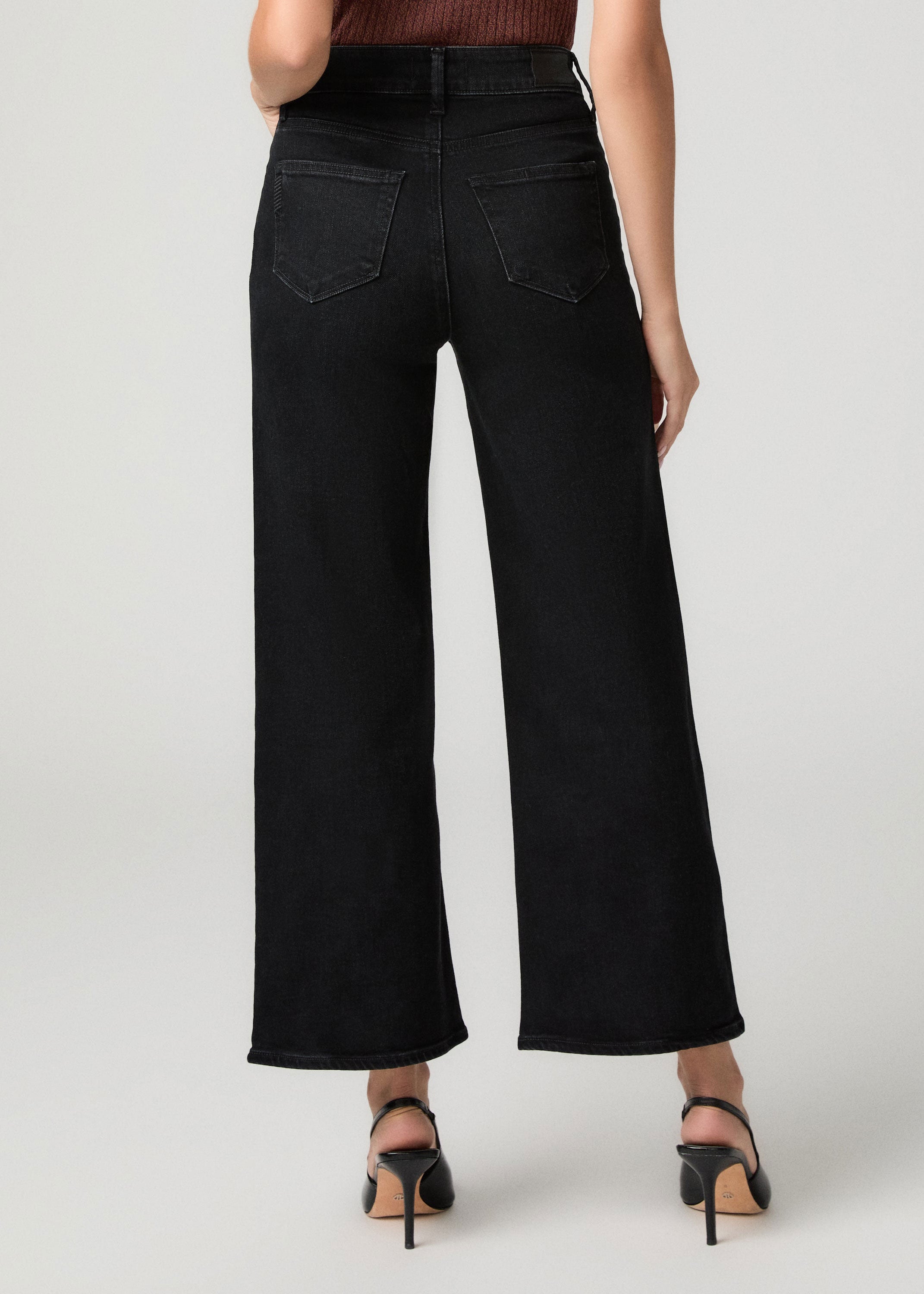 Paige Anessa Wide Leg Jeans - Yacht Club