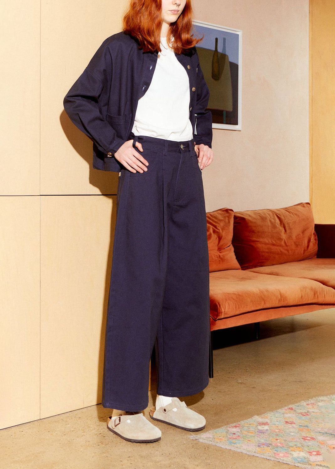 L.F.Markey Mason Trousers - Navy