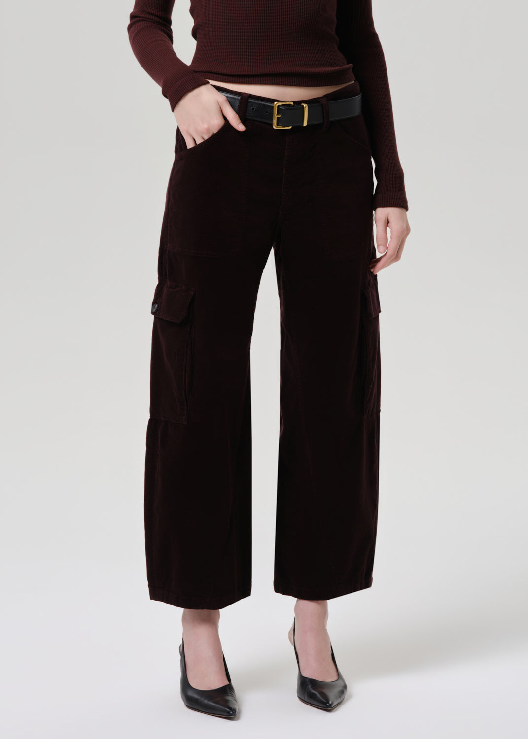 Citizens of Humanity Thassos Twisted Seam Utility Corduroy Pant - Barrister