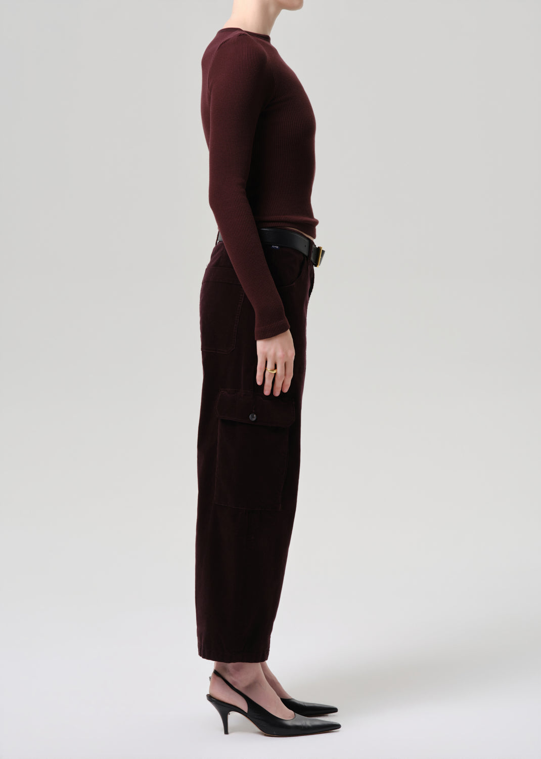 Citizens of Humanity Thassos Twisted Seam Utility Corduroy Pant - Barrister