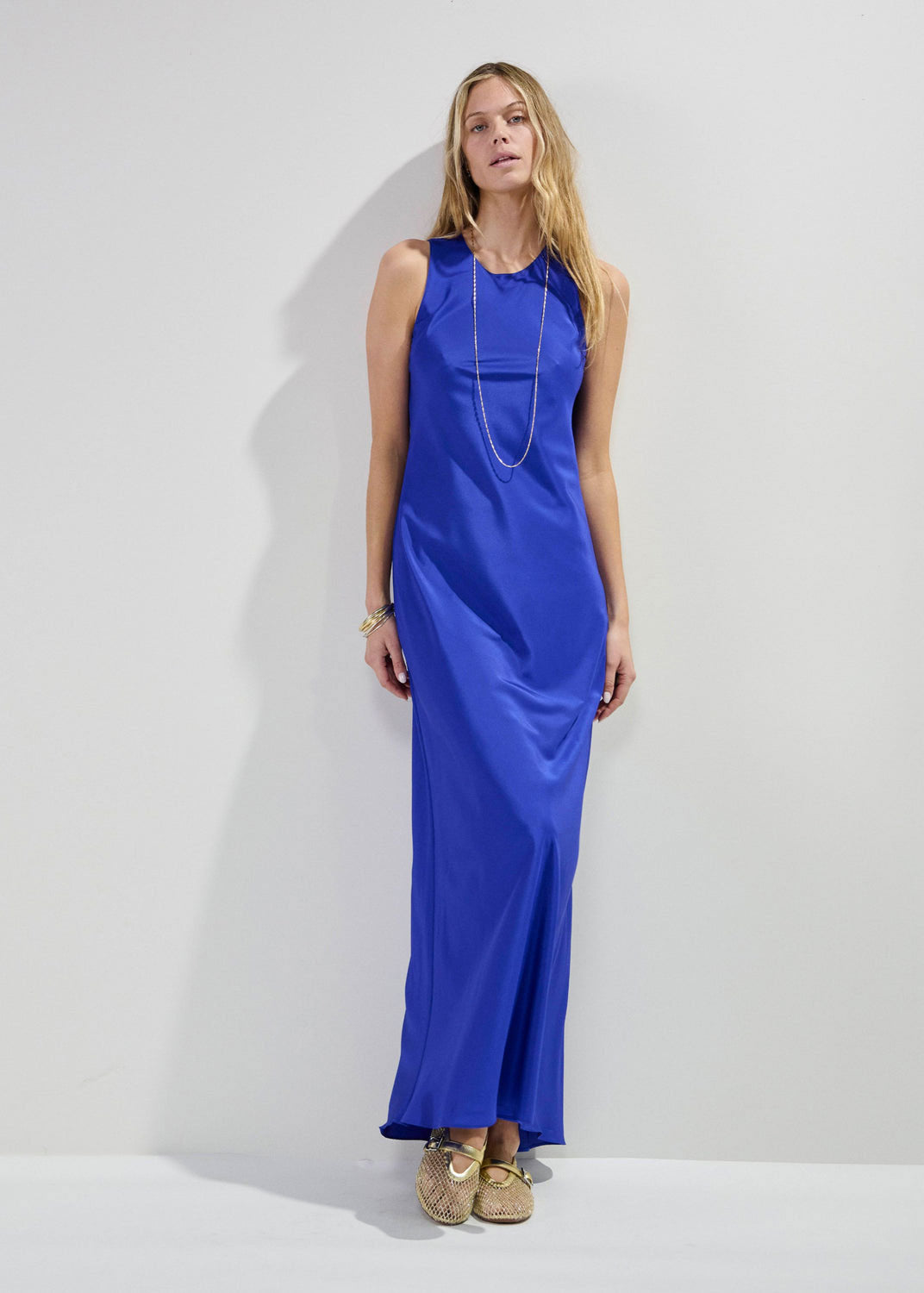 Serena Bute Tank Dress -  Sapphire blue