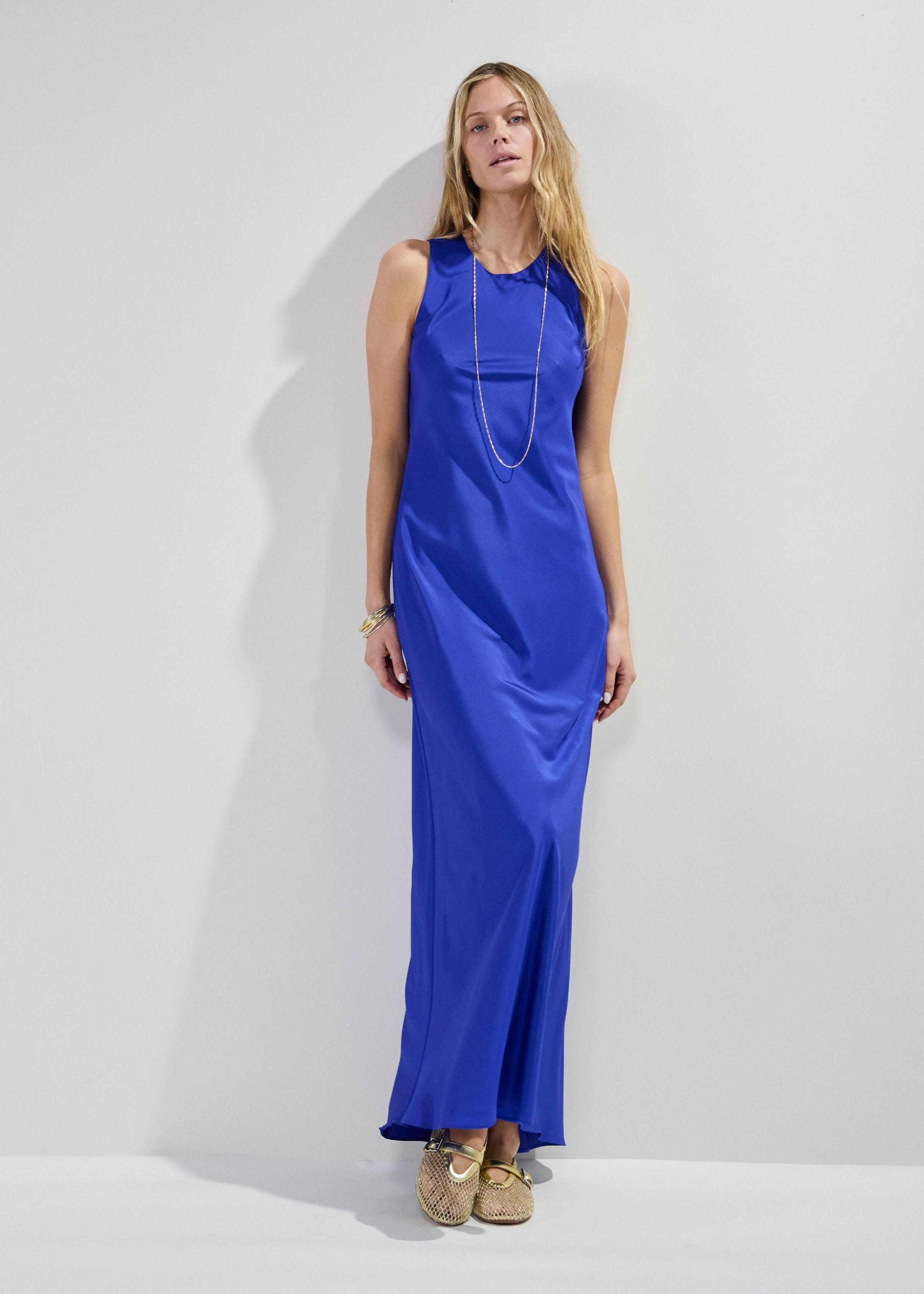 Serena Bute Tank Dress -  Sapphire blue