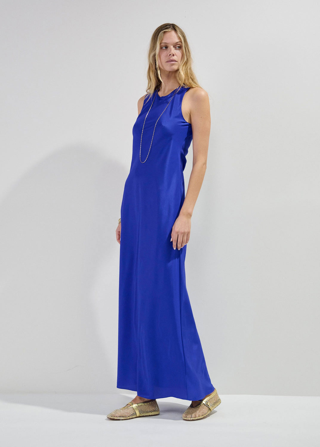Serena Bute Tank Dress -  Sapphire blue