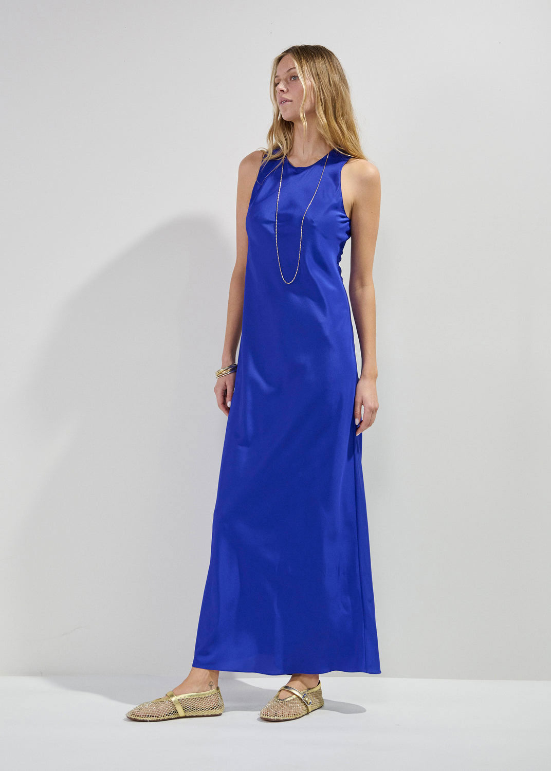 Serena Bute Tank Dress -  Sapphire blue