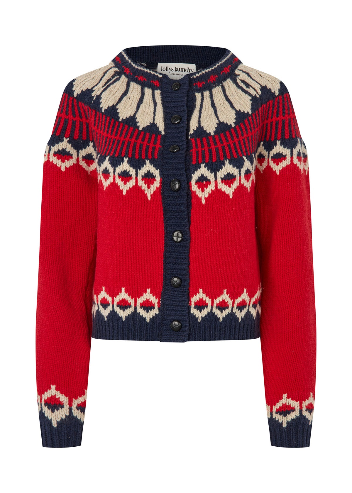 Lollys Laundry ClareLL Knit Cardigan - Red