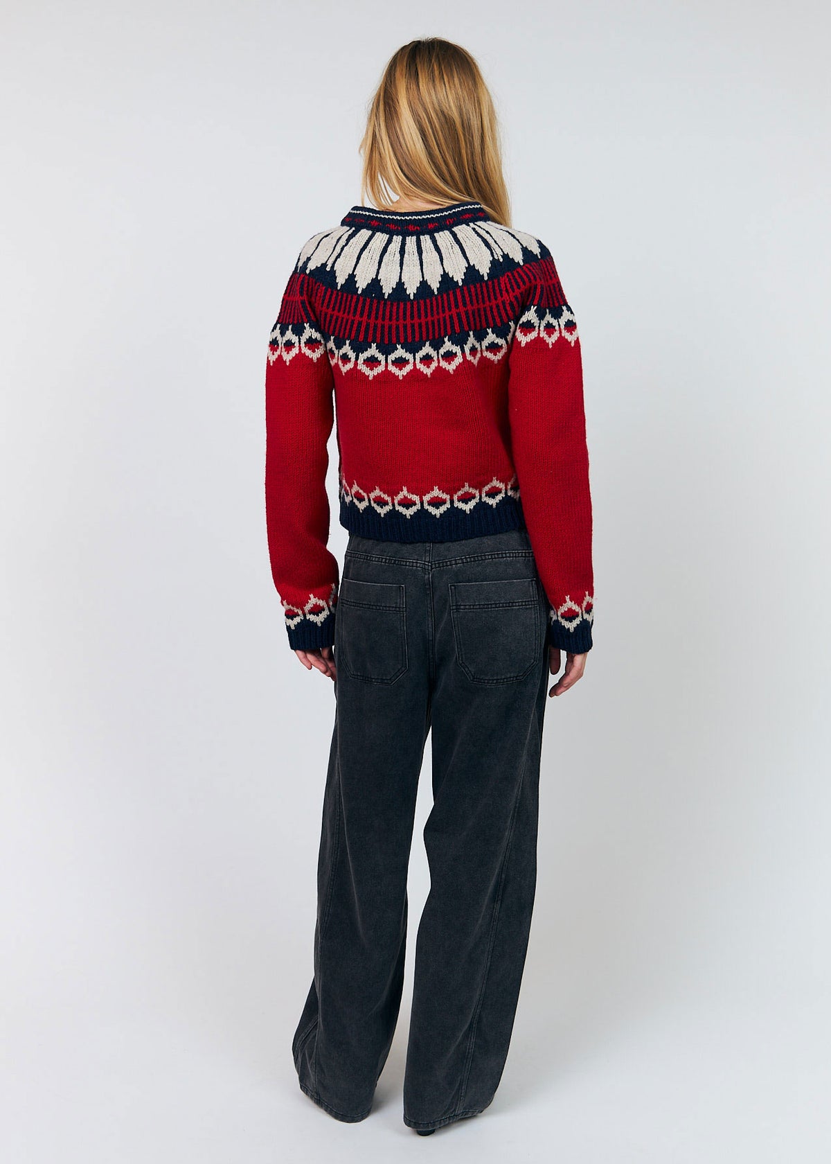 Lollys Laundry ClareLL Knit Cardigan - Red