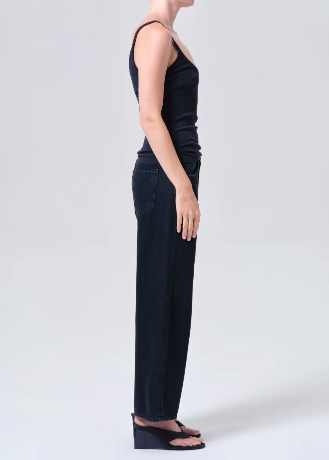 Agolde Low Curve Jean Crop - Crushed