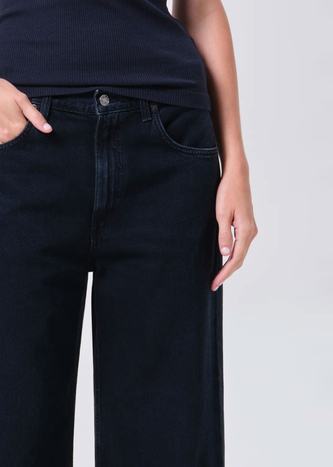 Agolde Low Curve Jean Crop - Crushed