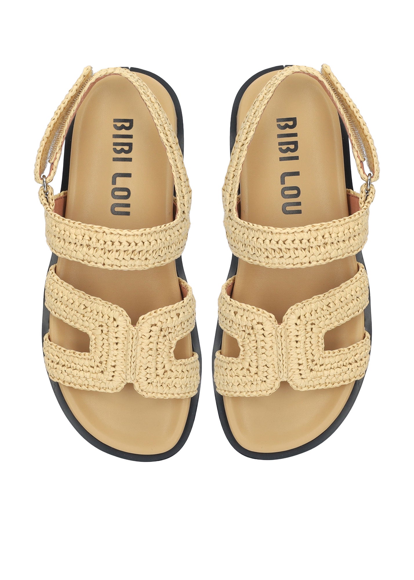 Bibi Lou Mindy Raffia Sandal - Natural
