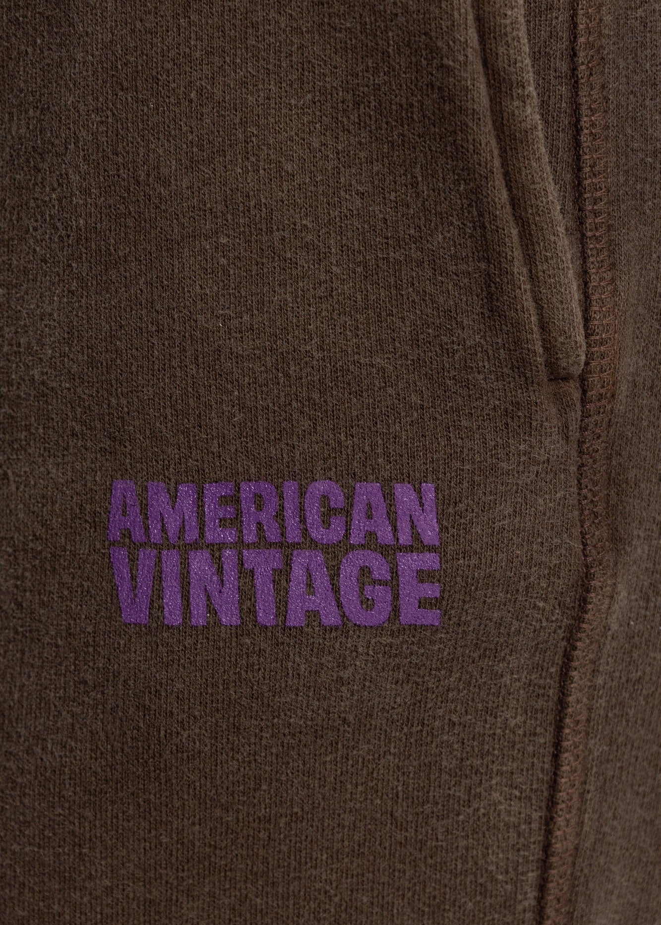 American Vintage Plizzy Joggers - Vintage Chestnut