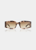 A. Kjaerbede Alex sunglasses in coquina, slim cat-eye acetate frame