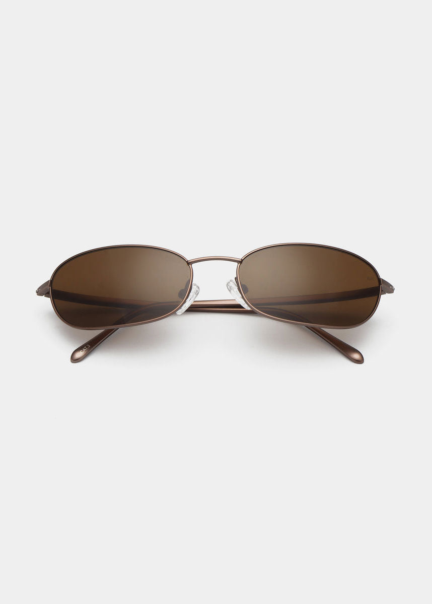 A. Kjaerbede Jack Sunglasses - Matte Brown