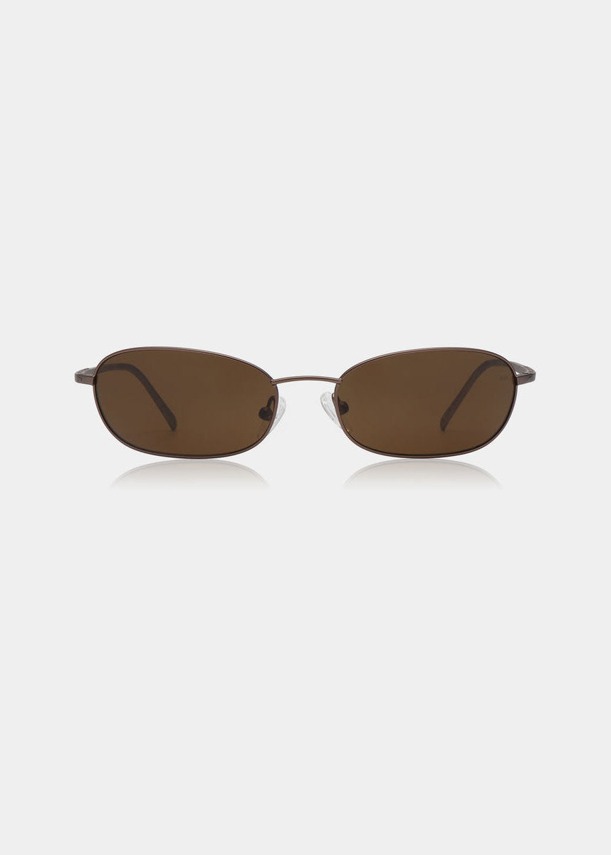 A. Kjaerbede Jack Sunglasses - Matte Brown