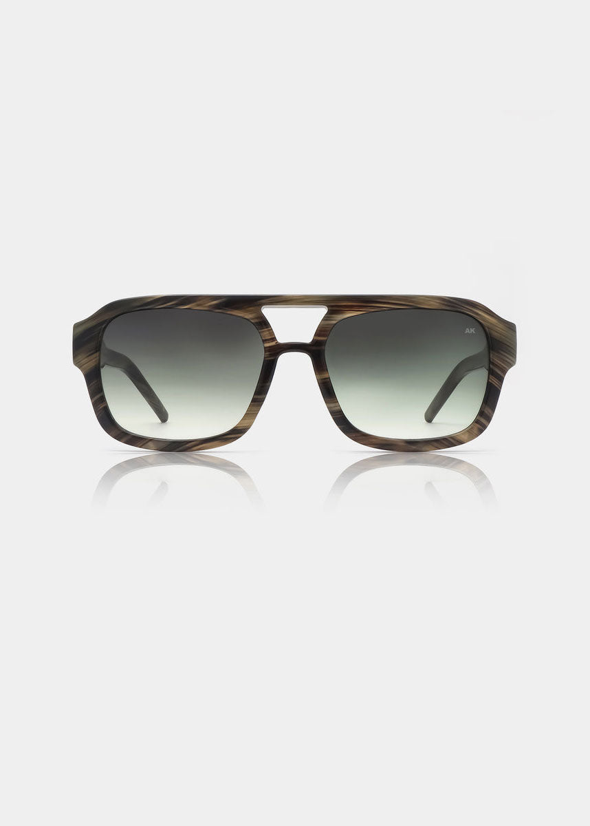 A. Kjaerbede Kaya Sunglasses - Striped Horn