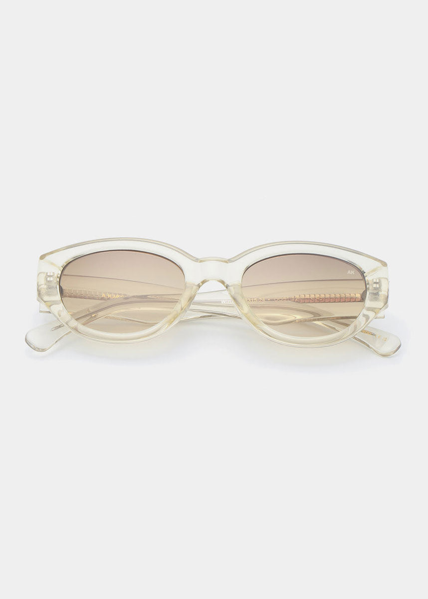 A. Kjaerbede Winnie Sunglasses -  Ecru Transparent