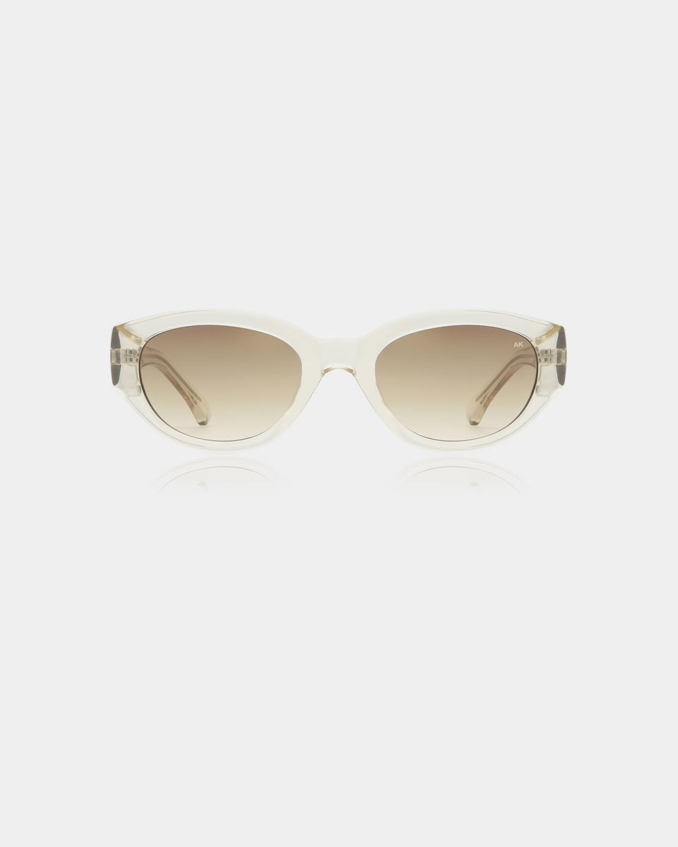A. Kjaerbede Winnie Sunglasses -  Ecru Transparent