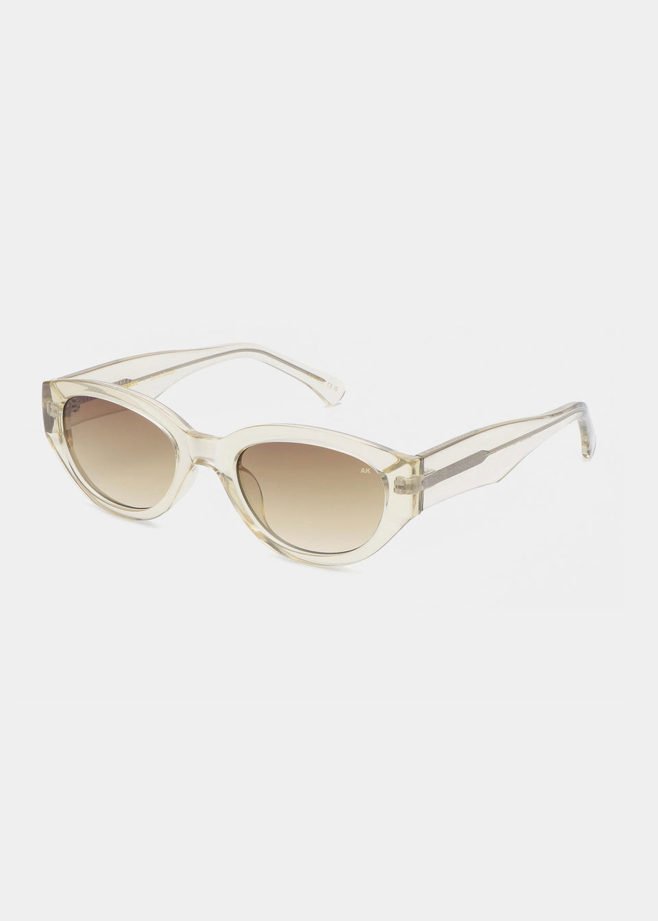 A. Kjaerbede Winnie Sunglasses -  Ecru Transparent