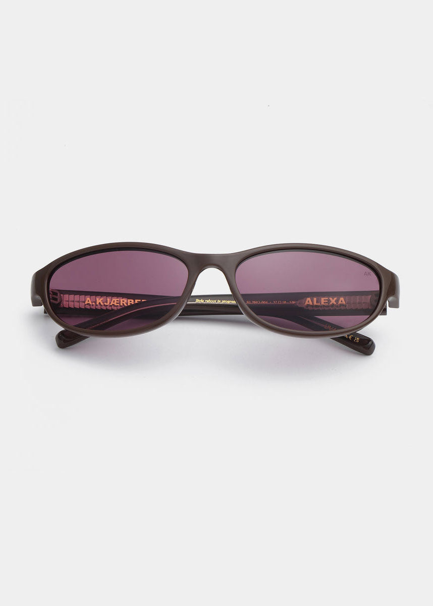 A. Kjaerbede Alexa Sunglasses - Chocolate
